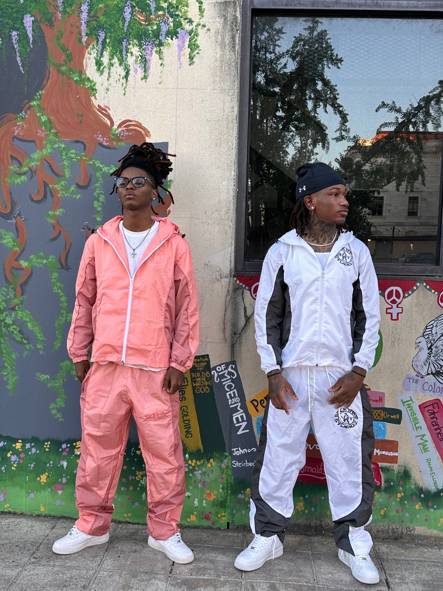 Peach Winbreaker Set