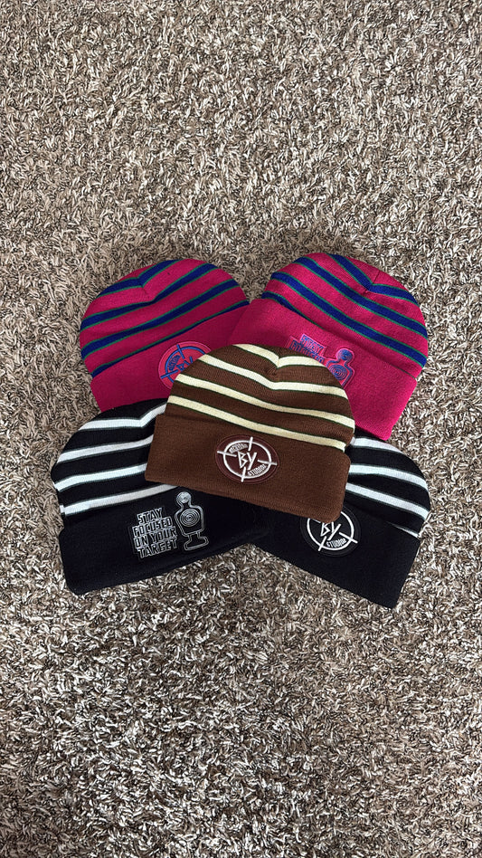 Black Stay Focused On Your Target Beanie