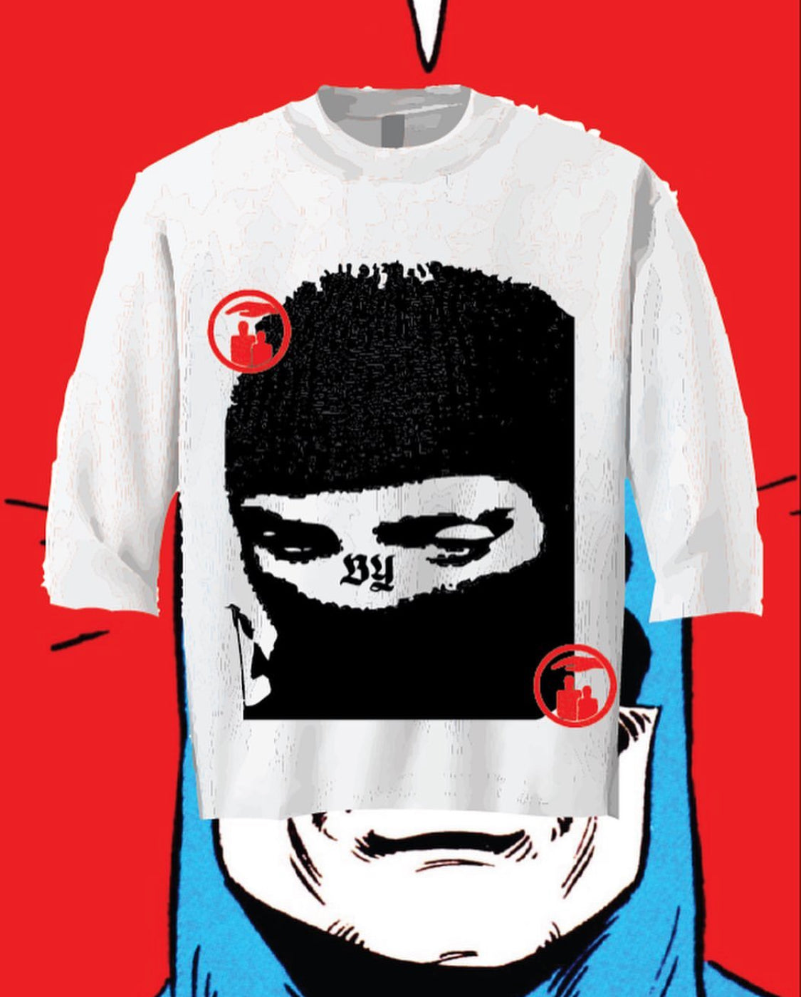 Ski Mask Cropped Crewnecks