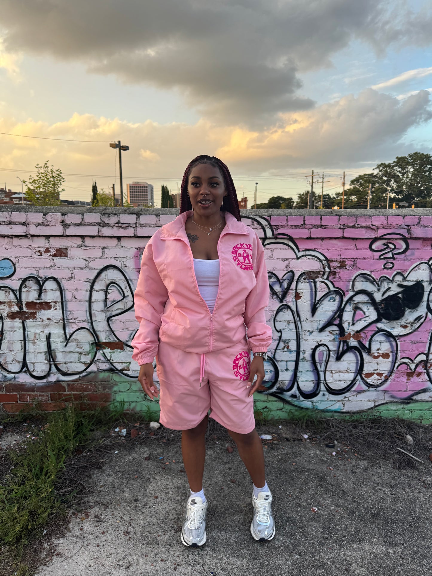 Pink Nylon Backyard Set