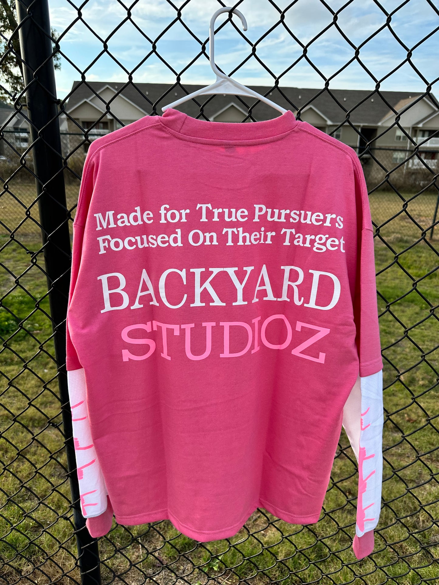 Pink Double Layered Thermal Tee