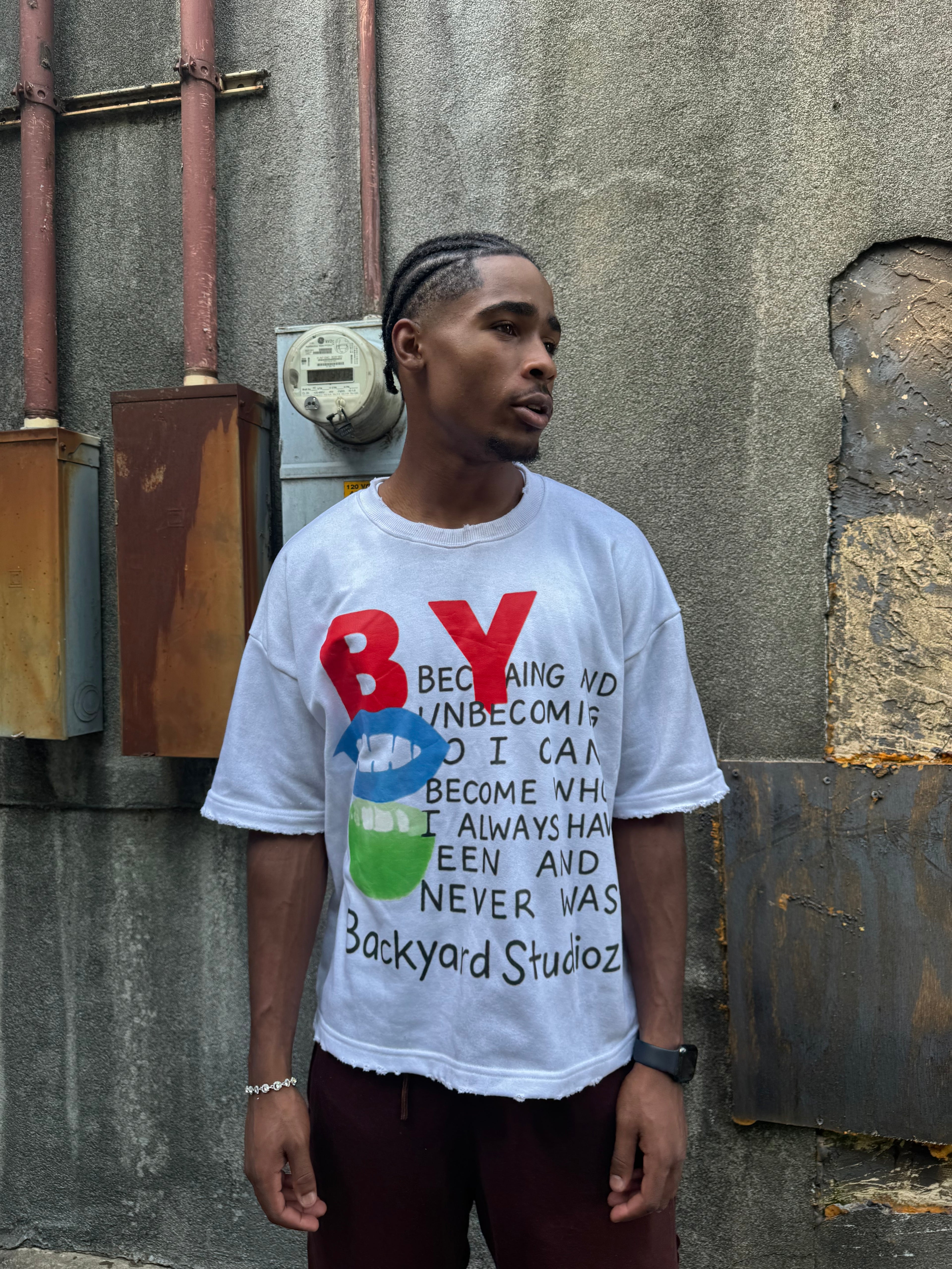 White Becoming And Unbecoming Who I Am Tee