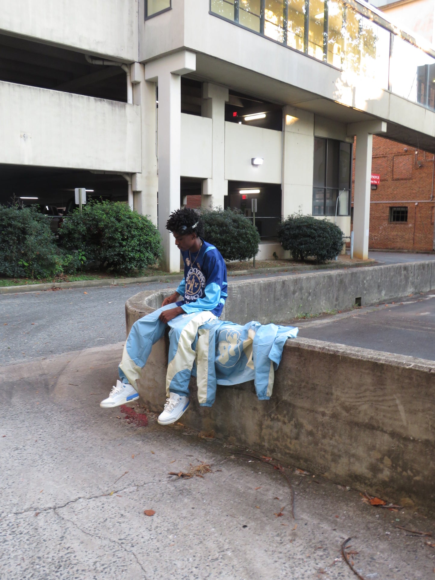 Navy Backyard Longsleeve Jersey