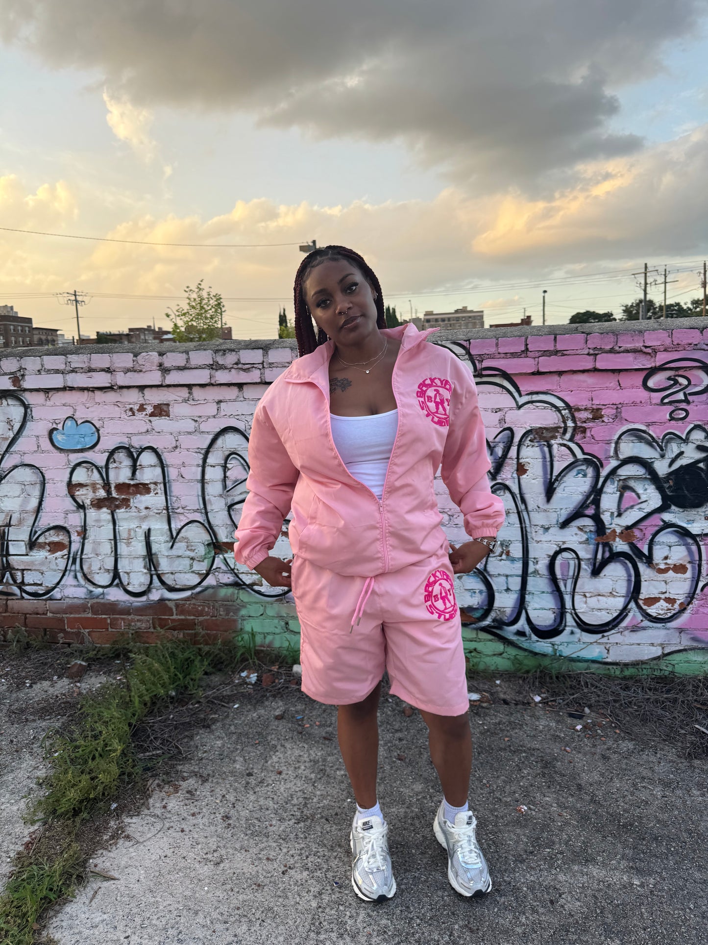 Pink Nylon Backyard Set