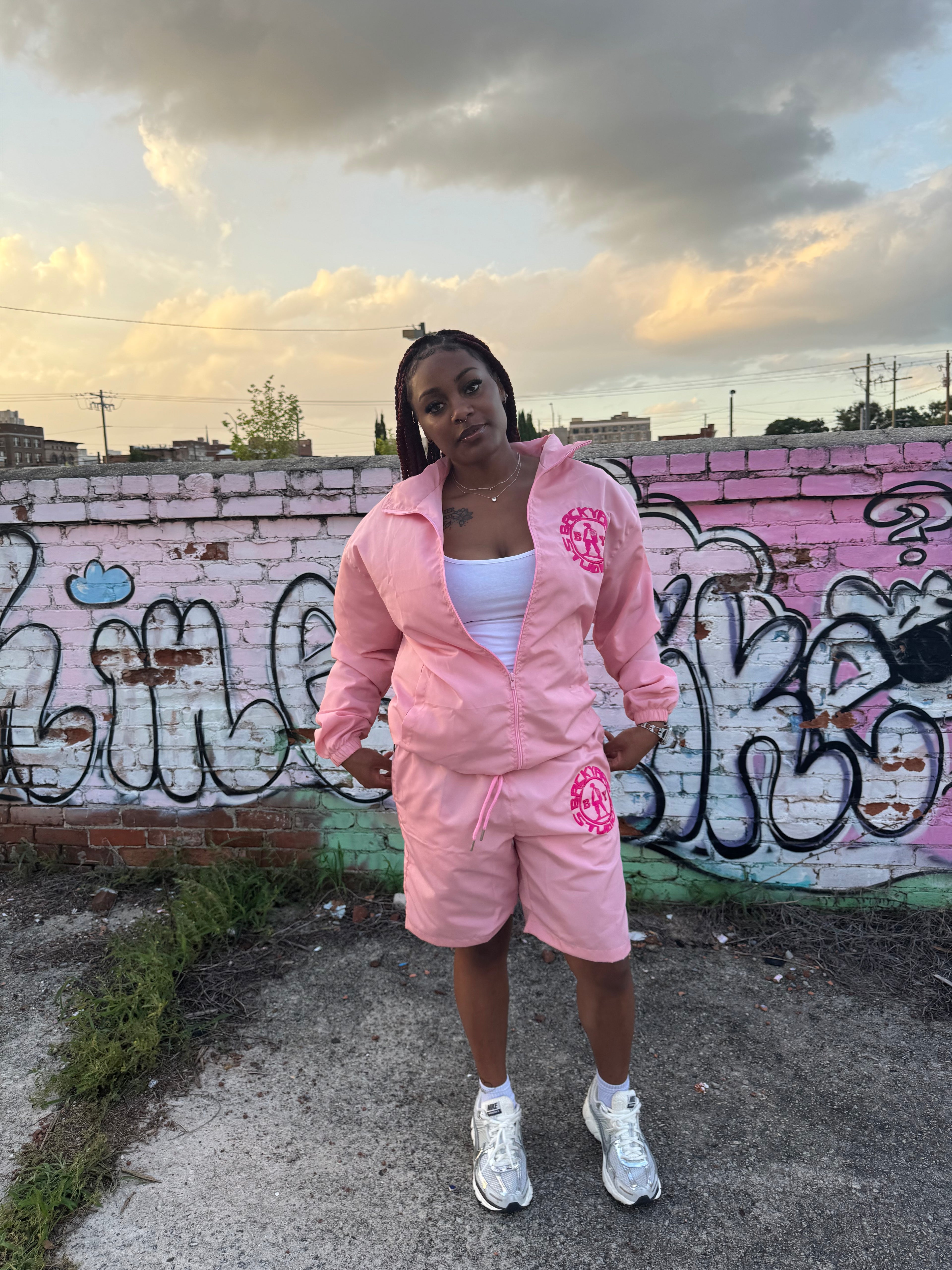 Pink Nylon Backyard Set