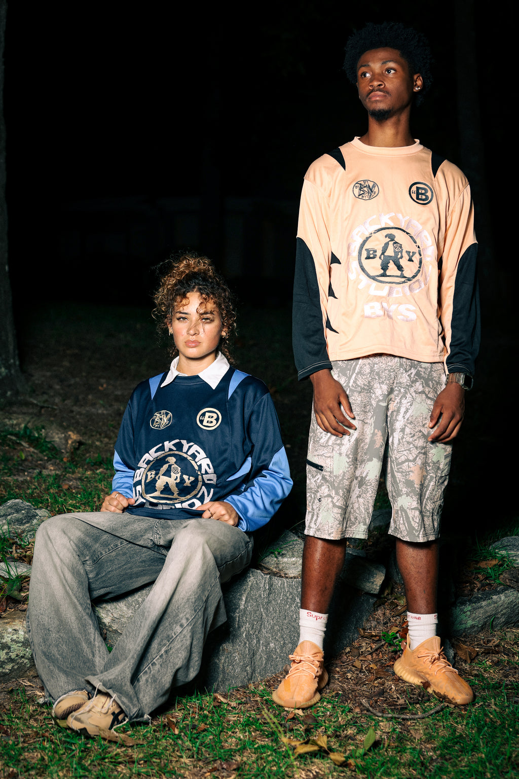 Navy Backyard Longsleeve Jersey