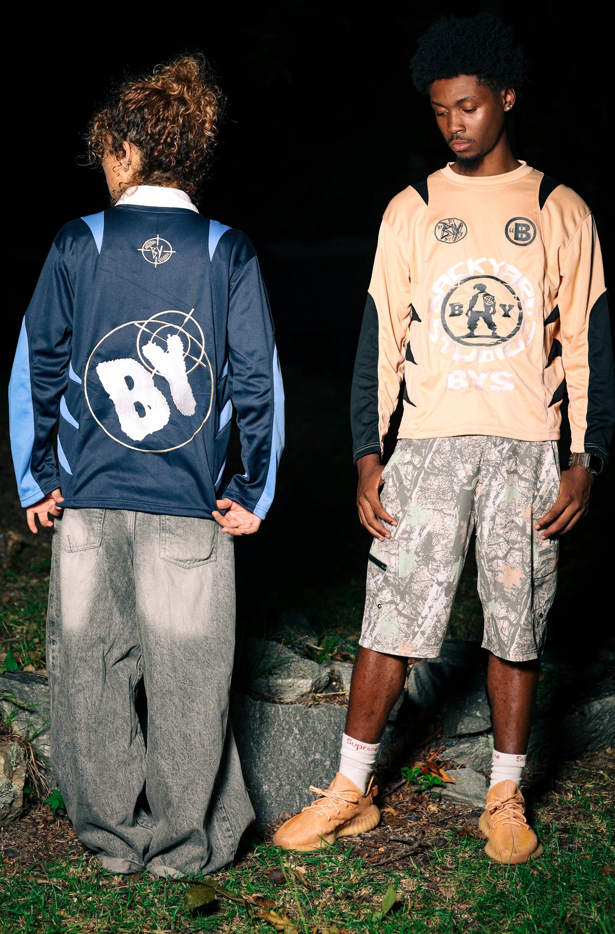 Navy Backyard Longsleeve Jersey